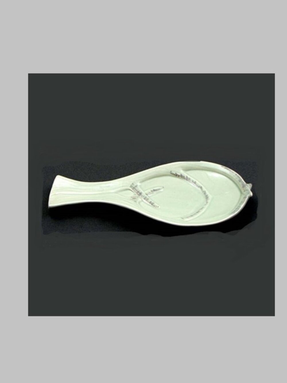 Ceramic Antler Spoon Rest 8 1/8" long by 3 1/2" wide 22633